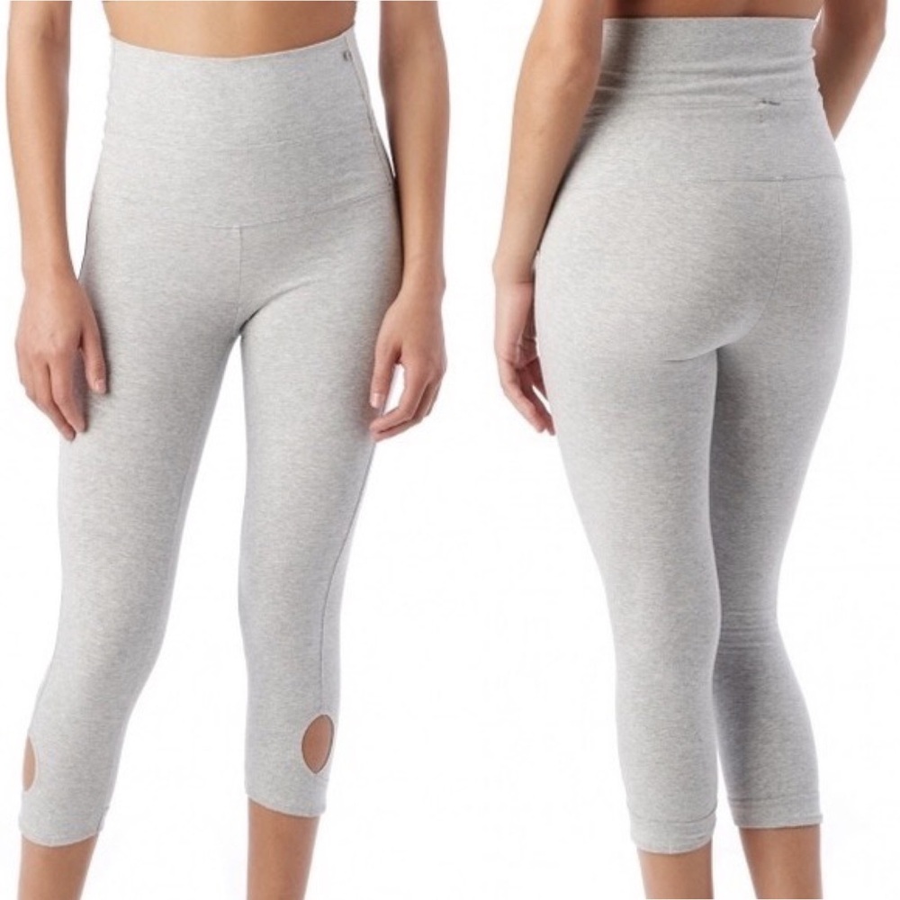 Alternative Apparel Pull Up Cropped Leggings NWT!